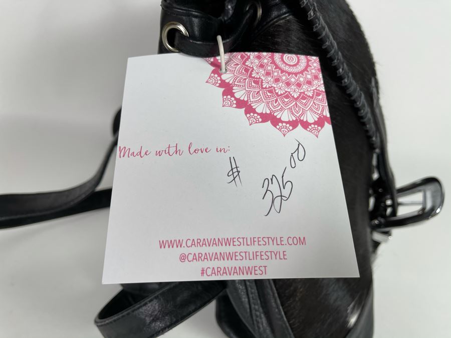 New Leather Saudara Handbag Backpack 10'W X 12'H Retails $325 [Photo 6]