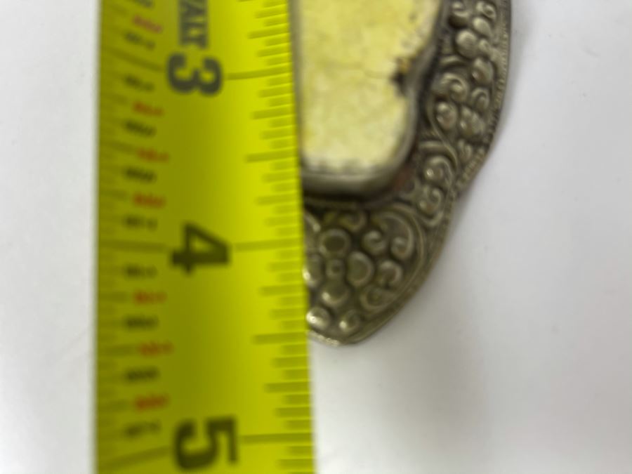 Natural Stone Base Metal Pendant Statement Necklace 24'L Retails $225 [Photo 9]