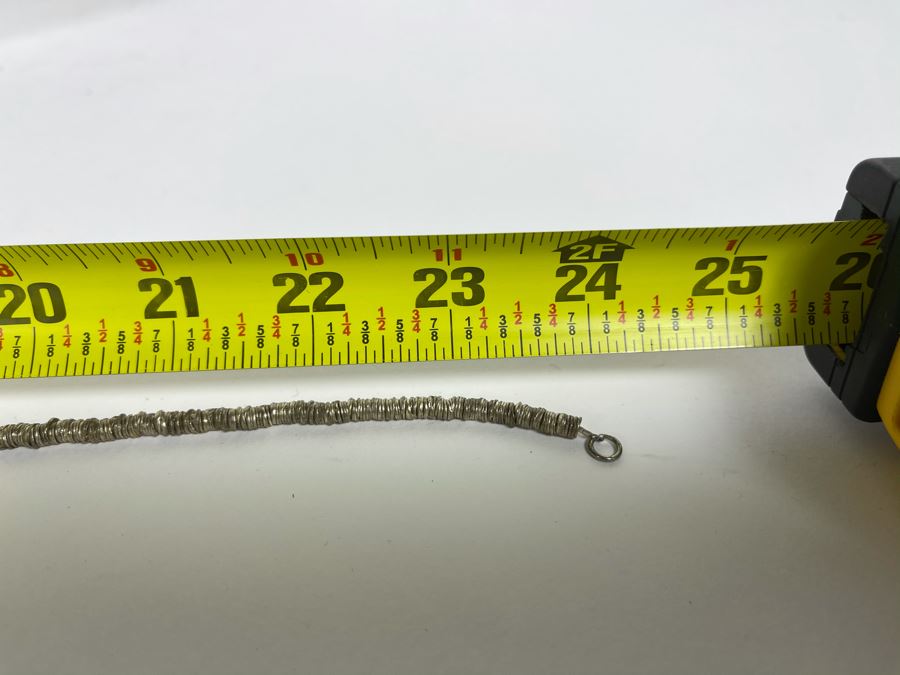 Natural Stone Base Metal Pendant Statement Necklace 24'L Retails $225 [Photo 6]