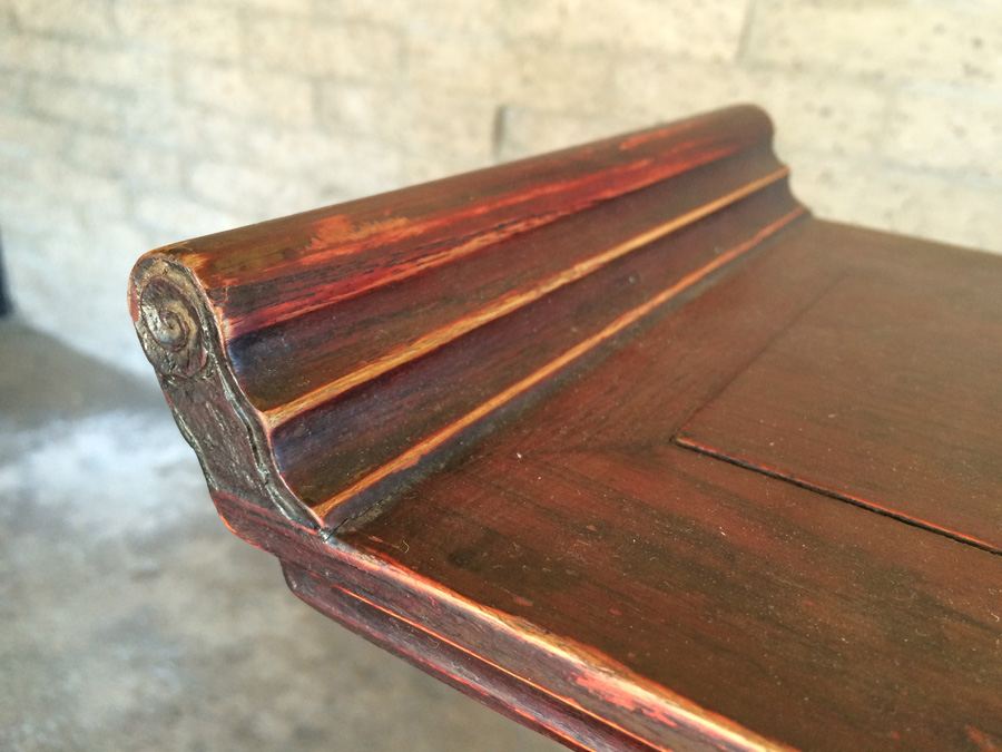 Antique Chinese Alter Prayer Table Carved Wood [Photo 12]