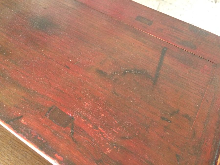 Antique Chinese Alter Prayer Table Carved Wood [Photo 21]