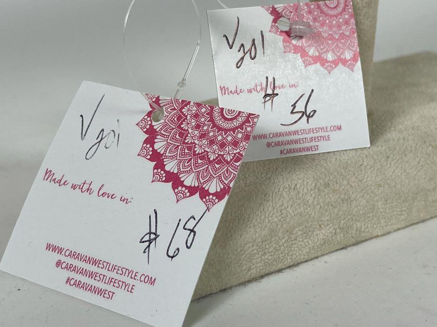 Pair Of 14K Gold PLATED Crystal Bracelets Retails $124 [Photo 6]