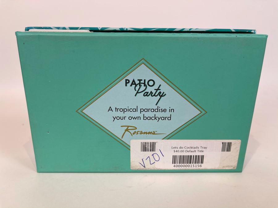 New Let's Do Cocktails Trinket Dish Tray 6' X 4' Retails $40 [Photo 6]