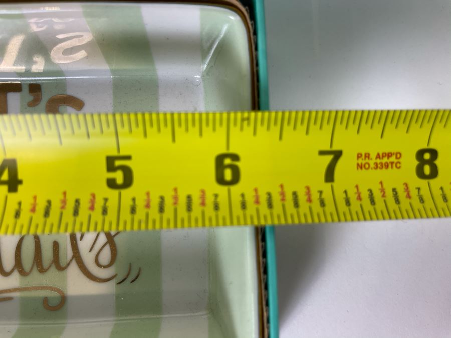 New Let's Do Cocktails Trinket Dish Tray 6' X 4' Retails $40 [Photo 7]