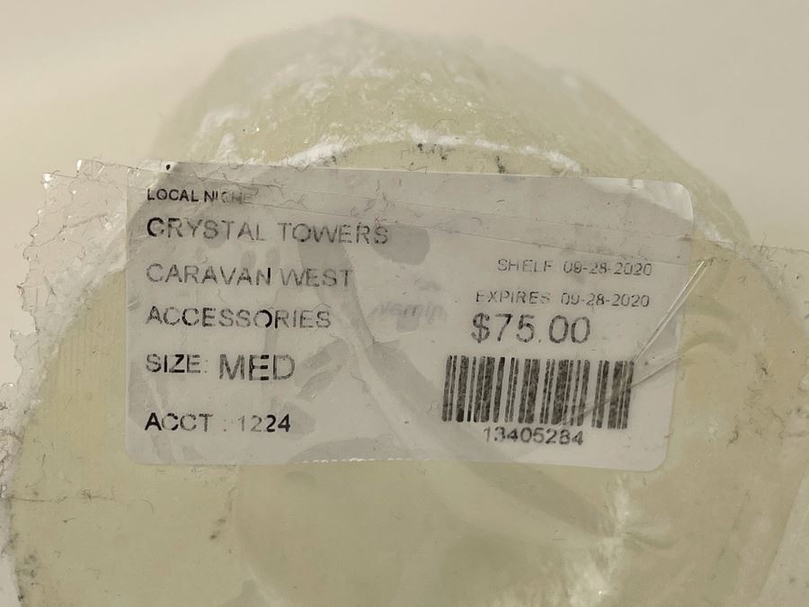 Pair Of Crystal Towers Apx 9'H Retails $150 [Photo 3]