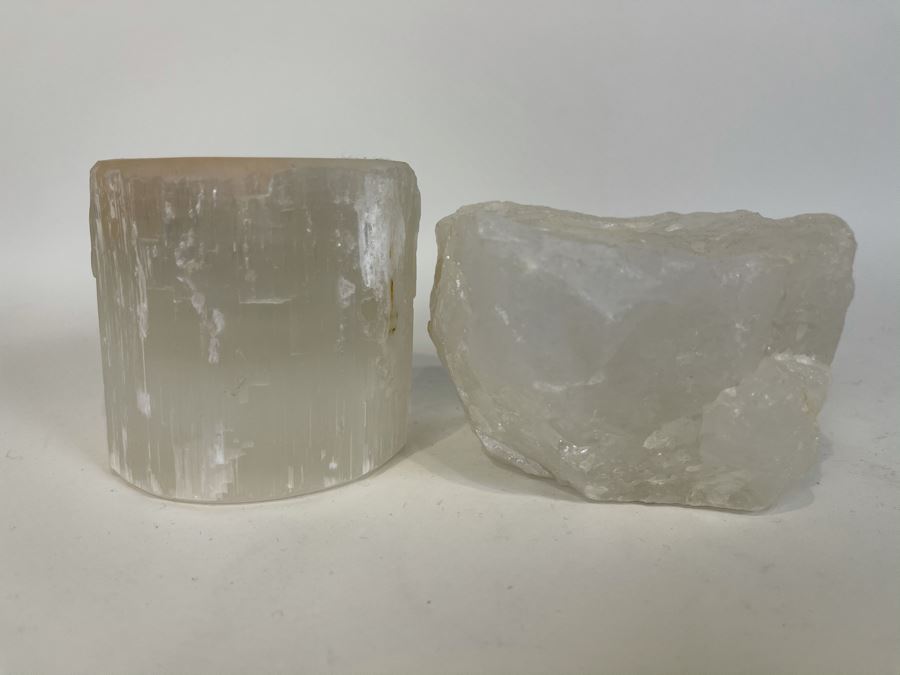 Pair Of Crystal Votives Apx 4'W X 2.5'H Retails $90 [Photo 7]