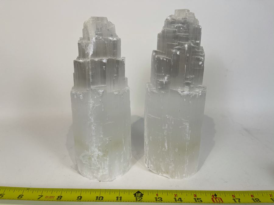 Pair Of Crystal Towers Apx 9'H Retails $150 [Photo 4]