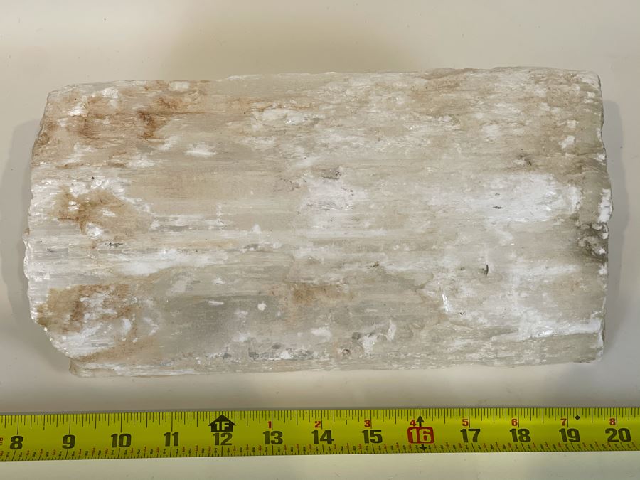 Large Crystal Selamite Log 12'W X 5'D X 4.5' Retails $175 [Photo 2]