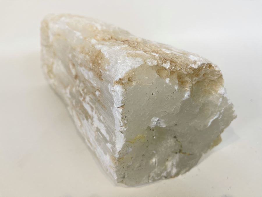 Large Crystal Selamite Log 12'W X 5'D X 4.5' Retails $175 [Photo 6]