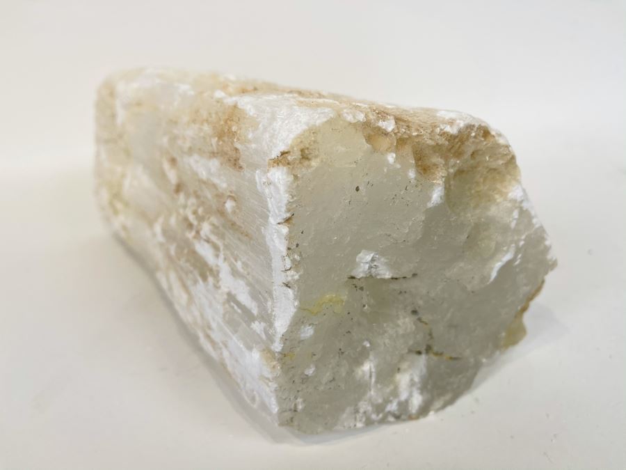 Large Crystal Selamite Log 12'W X 5'D X 4.5' Retails $175 [Photo 5]