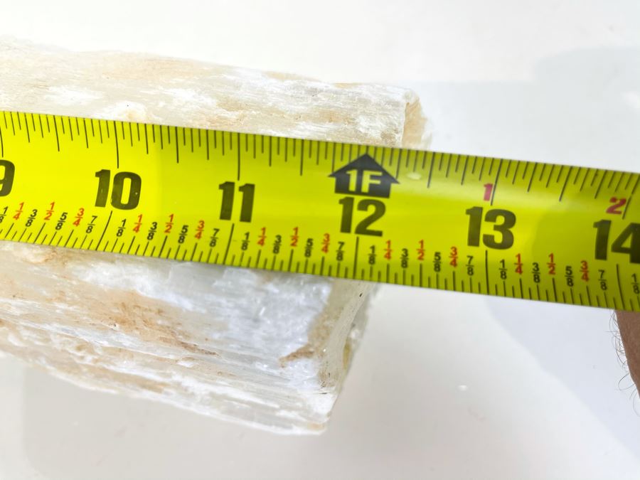 Large Crystal Selamite Log 12'W X 5'D X 4.5' Retails $175 [Photo 7]