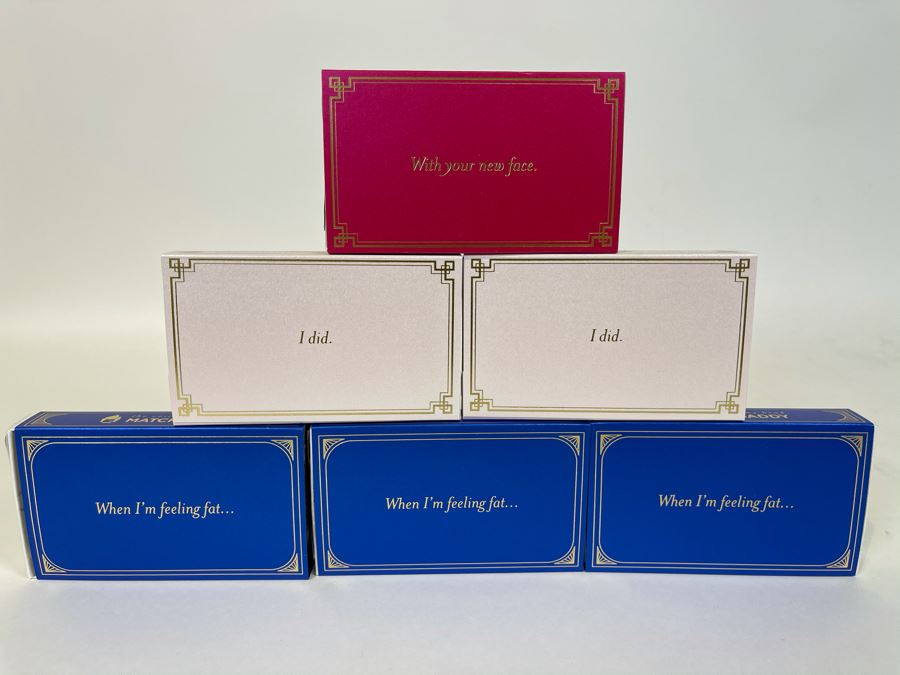 New Set Of (6) Large Colorful Designer Phrase Matchboxes From Matchdaddy Retails $60 [Photo 6]