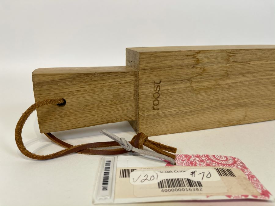 New White Oak Cutting Plank Long Board By Roost 21'L X 3'W Retails $70 [Photo 3]