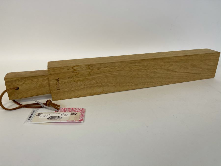 New White Oak Cutting Plank Long Board By Roost 21'L X 3'W Retails $70