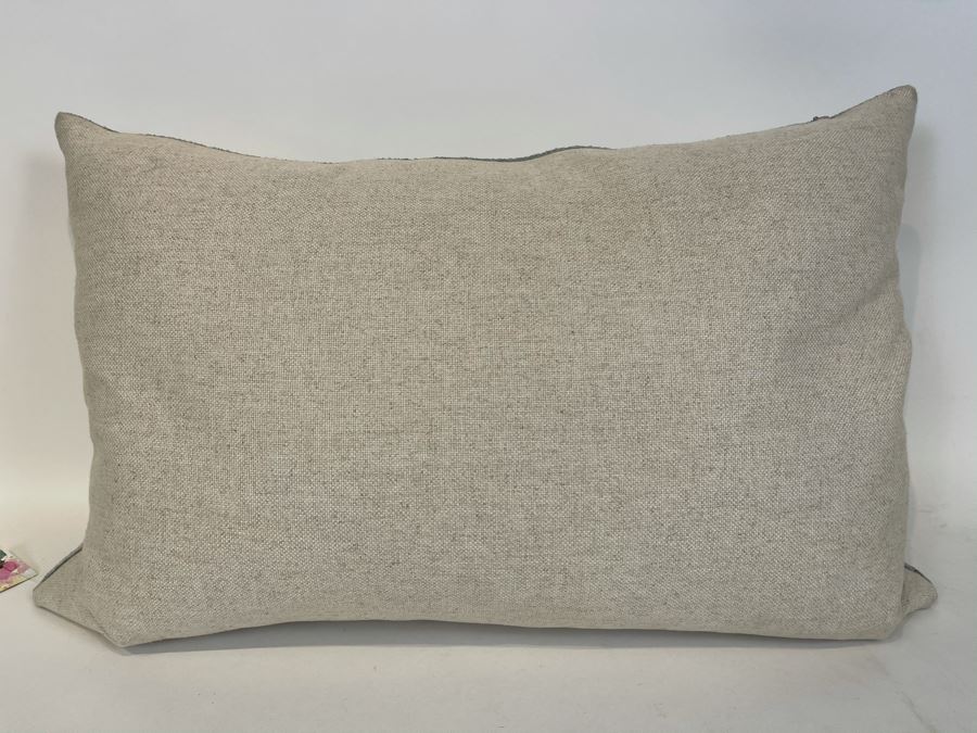 Vintage Fabric Hand Loomed Turkish Pillow 22' X 13' Retails $110 [Photo 2]