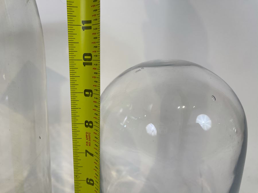 Pair Of Domed Glass Covers 15'H And 10' Retails $70 [Photo 7]
