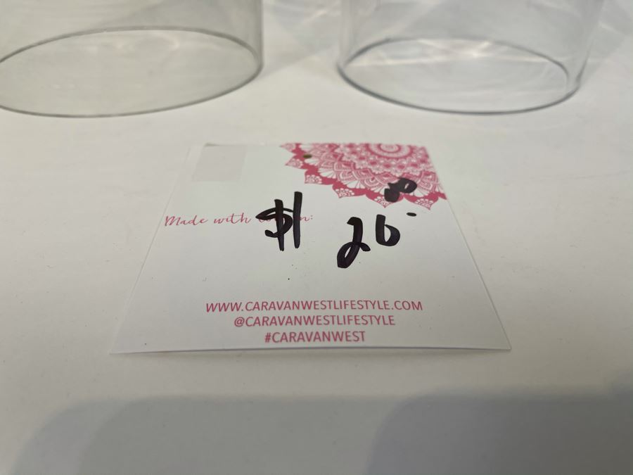 Pair Of Domed Glass Covers 15'H And 10' Retails $70 [Photo 5]