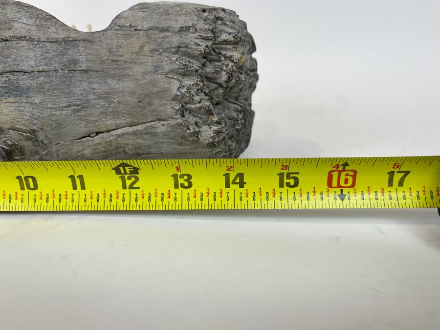 Large Faux Log Resin Candle 14'W X 8'D X 4.5'H Retails $195 [Photo 7]