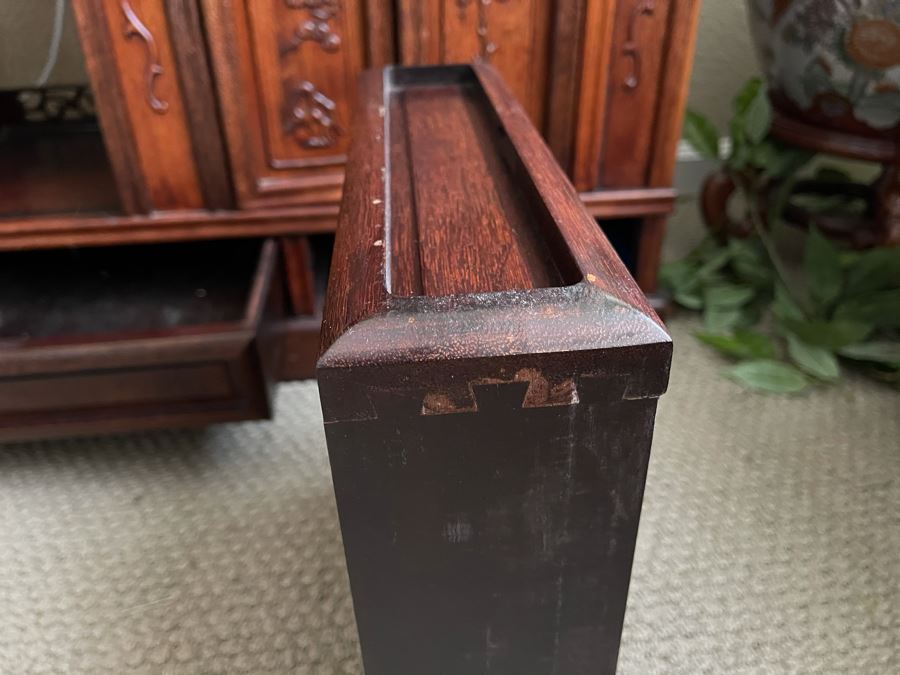 Chinese Teak Etagere Bookcase Cabinet [Photo 12]