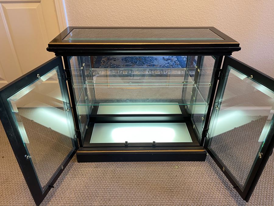 Pulaski Furniture Chinoiserie Asian Display Case Cabinet With Underneath Lighting [Photo 11]
