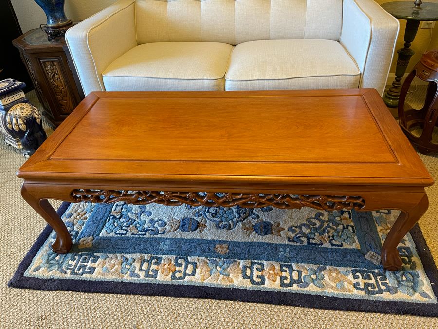 Asian Teak Coffee Table [Photo 3]