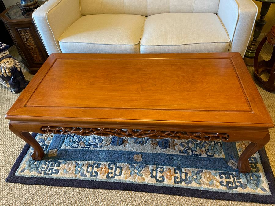 Asian Teak Coffee Table [Photo 4]