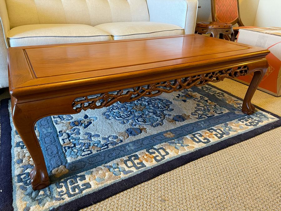 Asian Teak Coffee Table [Photo 2]