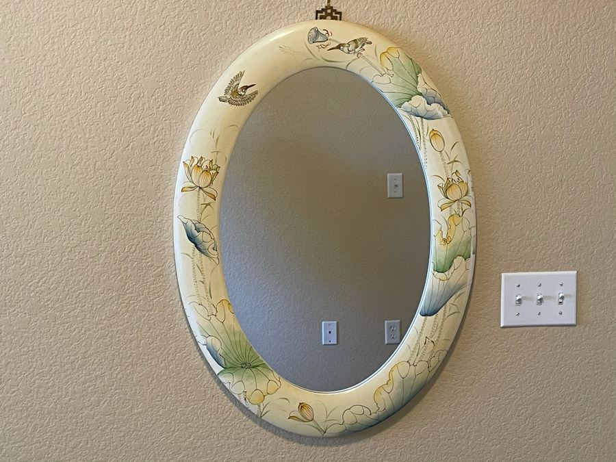 Asian Oval Wall Mirror