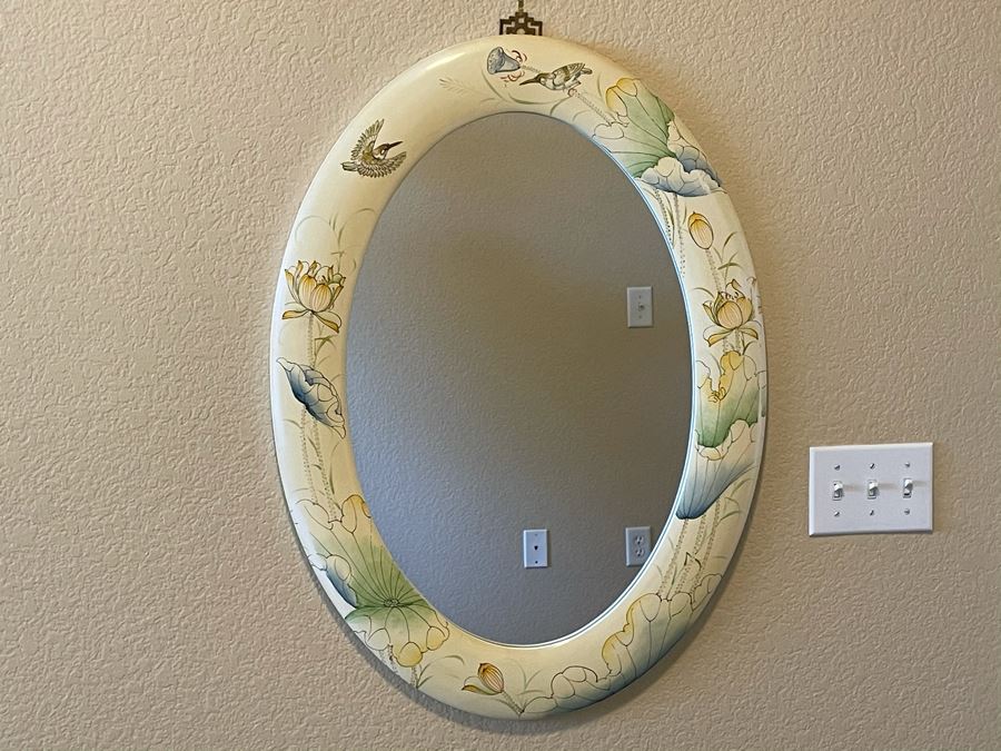 Asian Oval Wall Mirror [Photo 2]