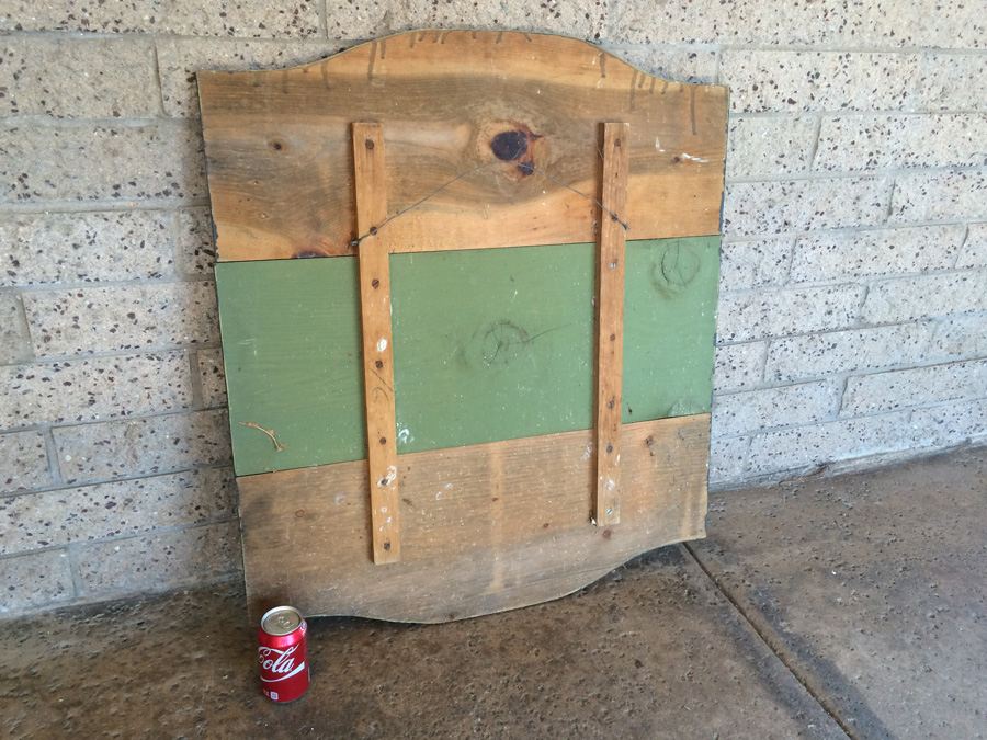 Vintage Wooden Hand Painted Floral Wall Hanging [Photo 6]