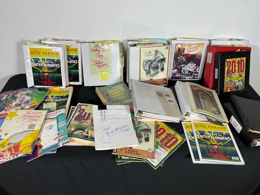 Huge Collection Of NBC TV's Rose Parade TV Scripts And Tournament Of Roses Programs - See Photos [Photo 2]