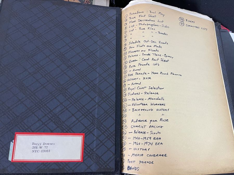 Huge Collection Of NBC TV's Rose Parade TV Scripts And Tournament Of Roses Programs - See Photos [Photo 11]