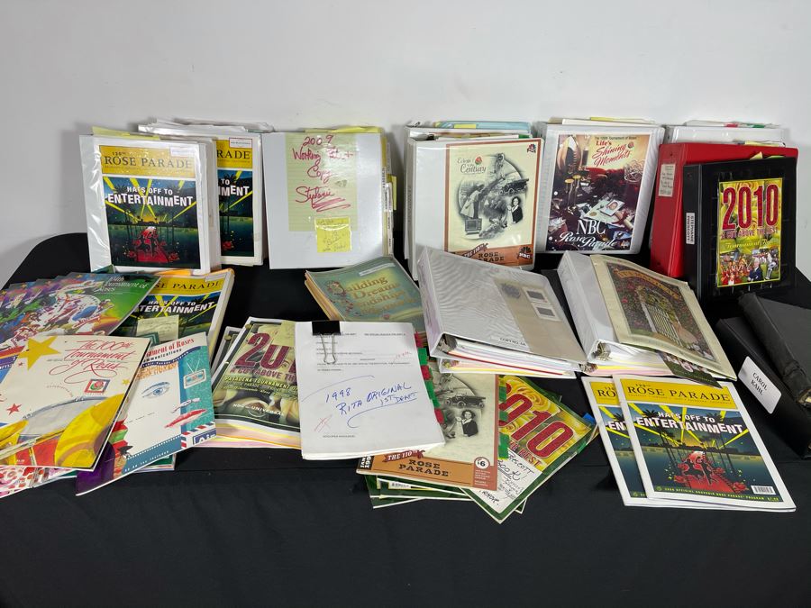 Huge Collection Of NBC TV's Rose Parade TV Scripts And Tournament Of Roses Programs - See Photos [Photo 1]