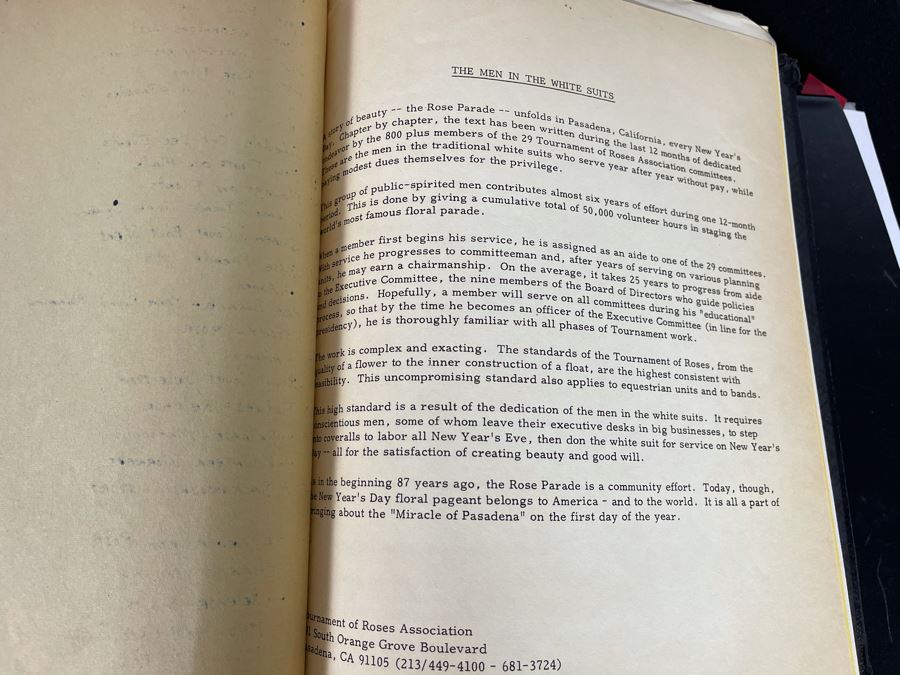 Huge Collection Of NBC TV's Rose Parade TV Scripts And Tournament Of Roses Programs - See Photos [Photo 12]