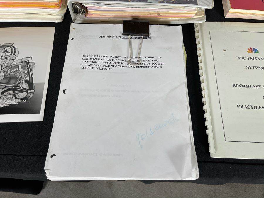 Huge Collection Of NBC TV's Rose Parade TV Scripts And Tournament Of Roses Programs - See Photos [Photo 15]