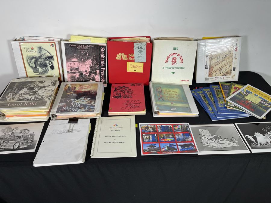 Huge Collection Of NBC TV's Rose Parade TV Scripts And Tournament Of Roses Programs - See Photos [Photo 2]