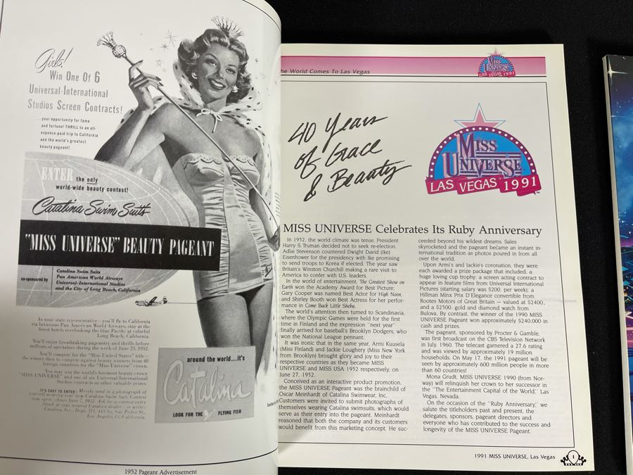 CBS Special: 1991 Miss Universe Scripts, Pair Of Miss Universe Programs And Other Related Materials [Photo 15]