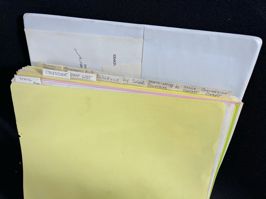 CBS Special: 1991 Miss Universe Scripts, Pair Of Miss Universe Programs And Other Related Materials [Photo 13]