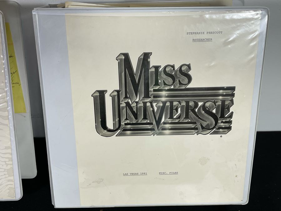 CBS Special: 1991 Miss Universe Scripts, Pair Of Miss Universe Programs And Other Related Materials [Photo 8]