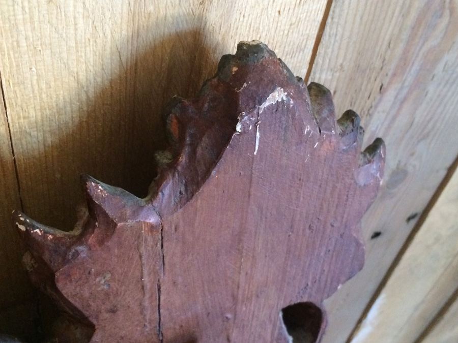 Antique Japanese Painting on Silk in a Beautifully Gilded Ornately Carved Wooden Frame [Photo 18]