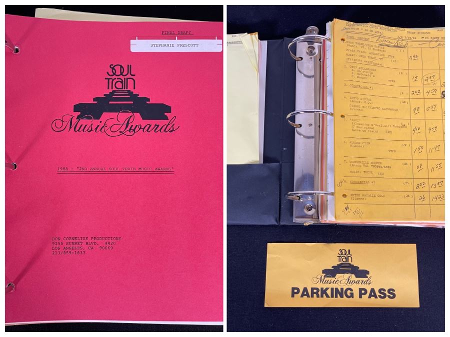 Final Draft 1988 TV Script To '2nd Annual Soul Train Music Awards'
