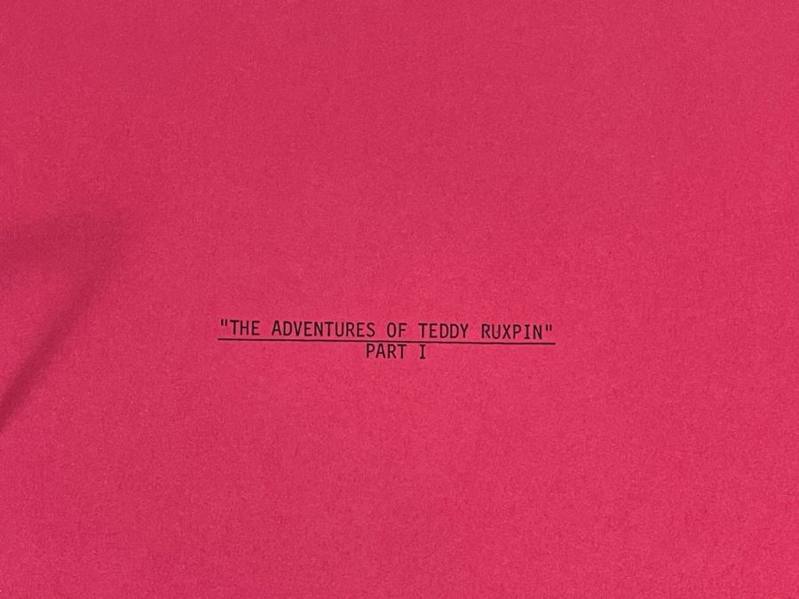 Final Draft 1985 TV Script To 'The Adventures Of Teddy Ruxpin Part I' [Photo 4]