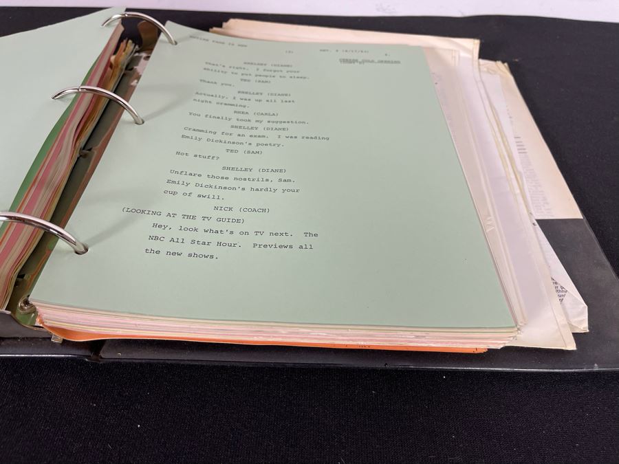 Final Draft 1983 TV Script To 'NBC All-Star Hour' Ted Danson Cheers Opening, Bob Hope [Photo 17]