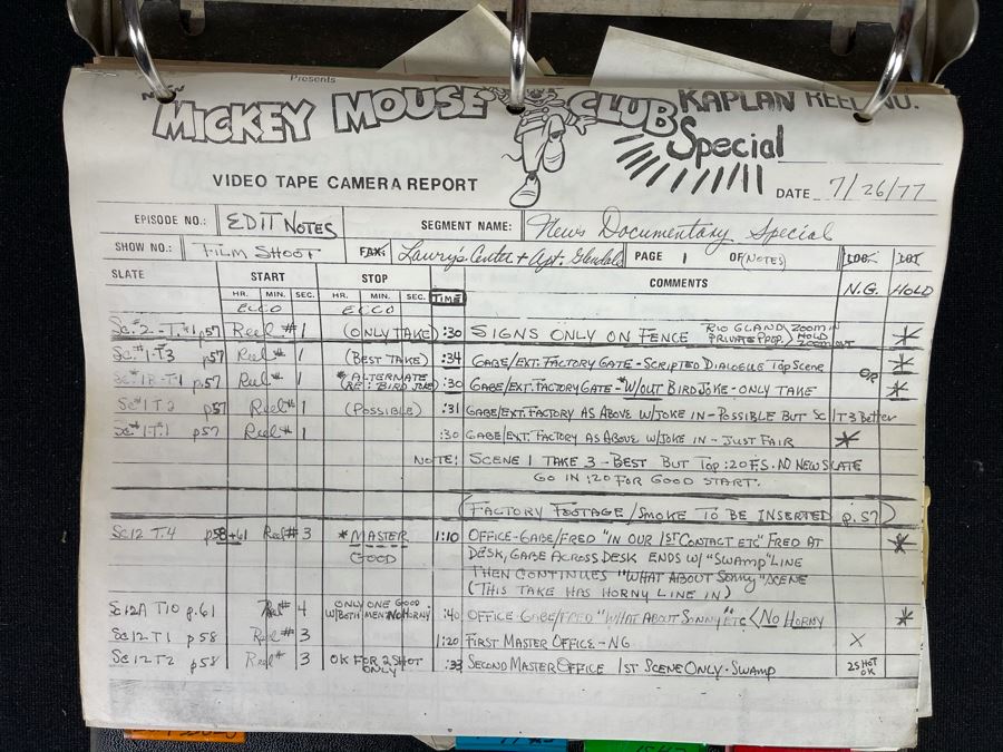 1977 Walt Disney Productions Presents The New Mickey Mouse Club Video Tape Camera Reports Gabriel Kaplan Special [Photo 7]
