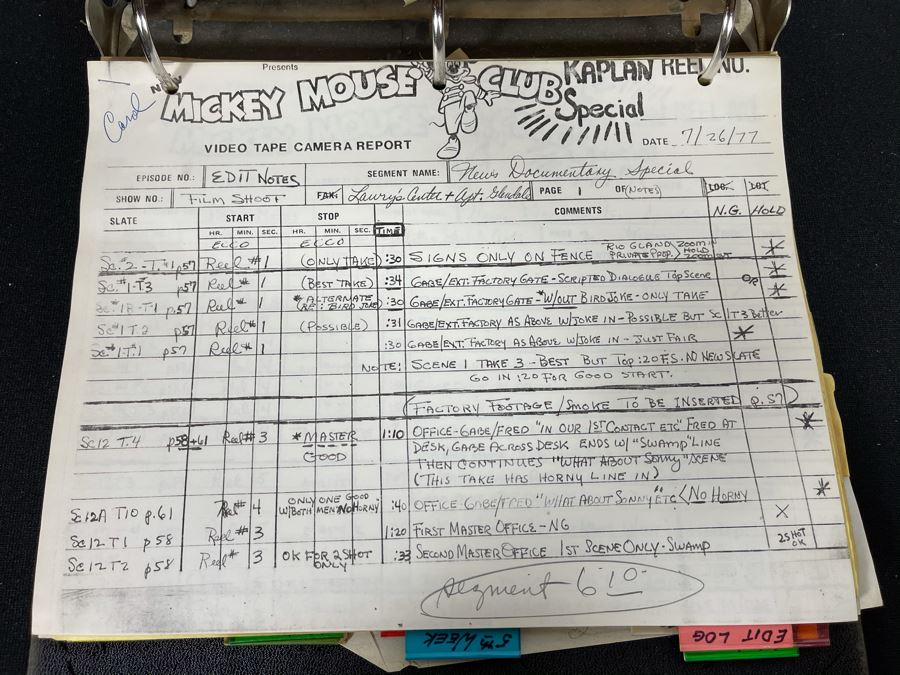 1977 Walt Disney Productions Presents The New Mickey Mouse Club Video Tape Camera Reports Gabriel Kaplan Special [Photo 11]