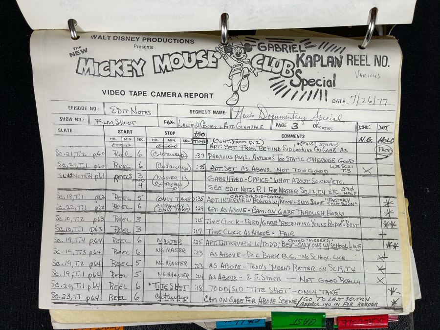 1977 Walt Disney Productions Presents The New Mickey Mouse Club Video Tape Camera Reports Gabriel Kaplan Special [Photo 9]