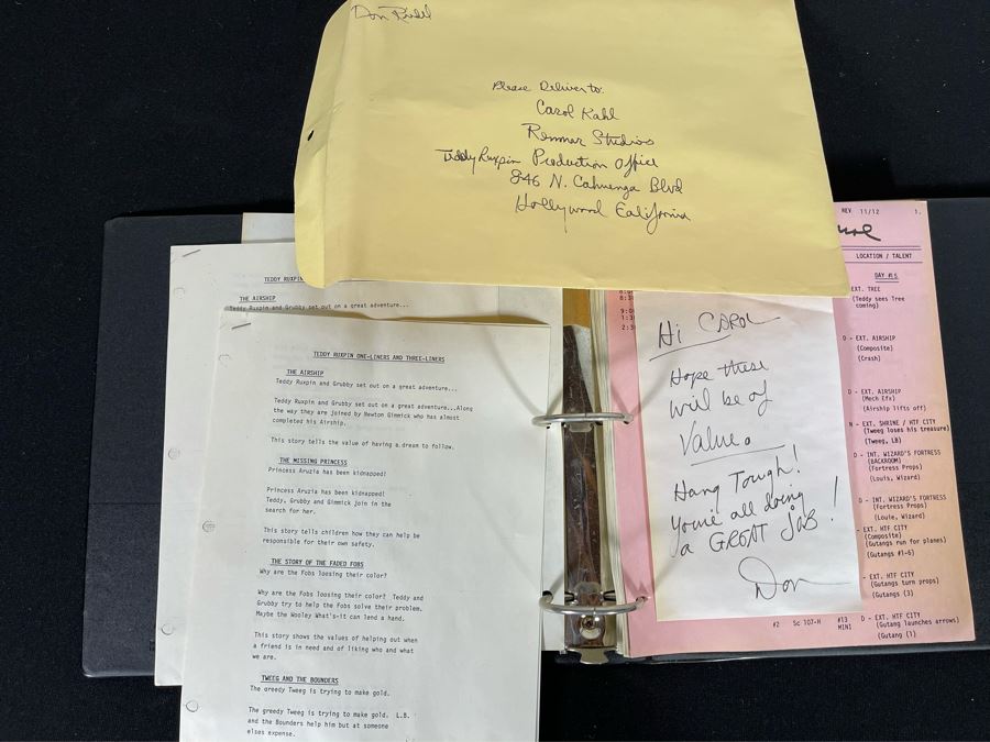 1985 TV Script To 'The Adventures Of Teddy Ruxpin' [Photo 15]