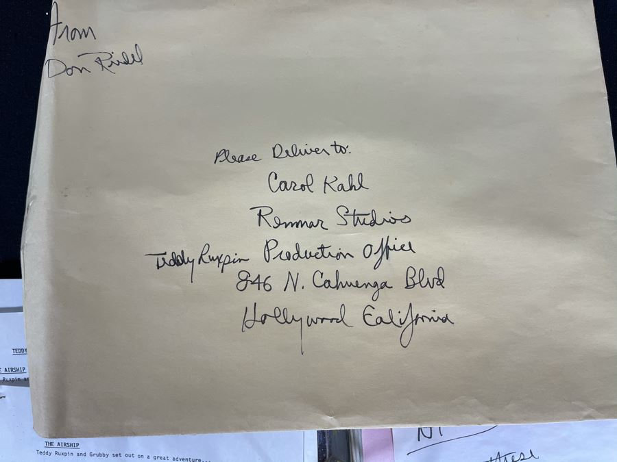 1985 TV Script To 'The Adventures Of Teddy Ruxpin' [Photo 16]