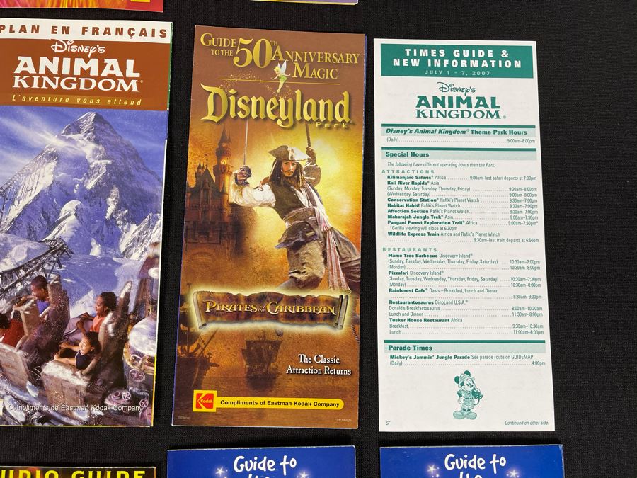 Apx (24) Disneyland / Disney Ephemera Related Guide Maps [Photo 7]