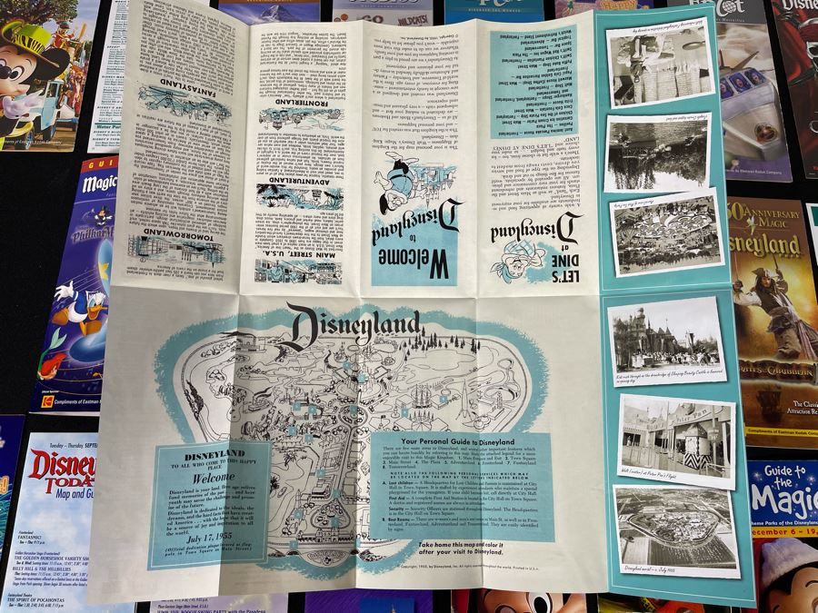 Apx (24) Disneyland / Disney Ephemera Related Guide Maps [Photo 15]